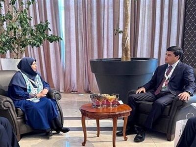 دیدار وزیر محیط زیست تاجیکستان و معاون رئیس‌جمهور ایران