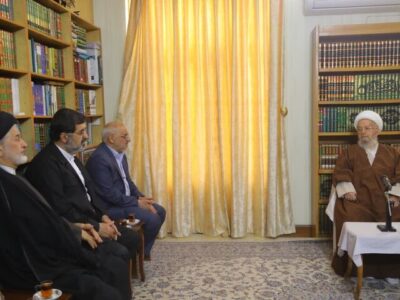 رییس دفتر رییس جمهور با آیت الله مکارم شیرازی دیدار کرد