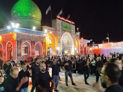 شب عاشورای حسینی در حرم سلطان جلال الدین آستانه اشرفیه