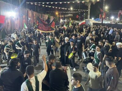 شور حسینی در اجتماع شبانه آستارایی ها