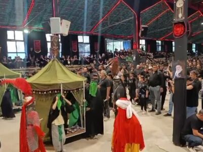 شور حسینی در دسته عزاداری هیئت حسینی شهرستان خوانسار