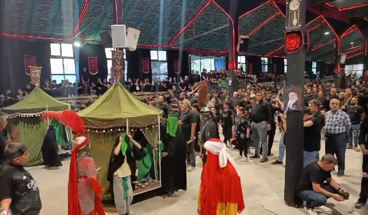 شور حسینی در دسته عزاداری هیئت حسینی شهرستان خوانسار