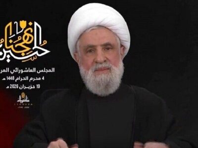 شیخ نعیم قاسم: تفاهم‌نامه اخیر اعلامیه رسمی شکست آمریکا و اسرائیل است