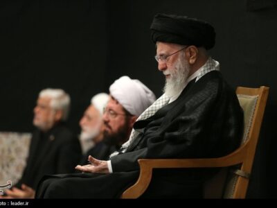 عزاداری شب ششم محرم به نیابت از شهید امام خامنه ای (ره)