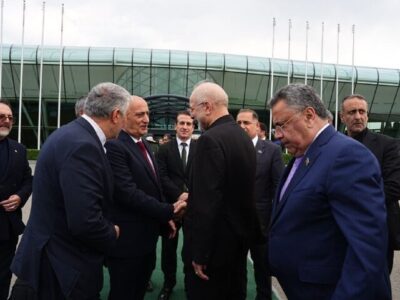 قالیباف باکو را به مقصد تهران ترک کرد