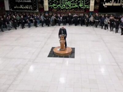 مراسم سینه زنی سنتی در مسجد امام خمینی (ره) بوشهر