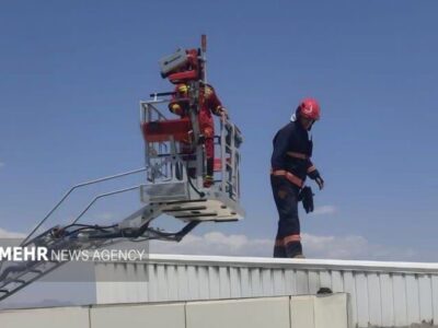 مهار حریق انبار یک بیمارستان در سمنان؛ حادثه بدون مصدوم بود