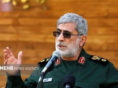 هشدار قاآنی به صهیونیست‌ها؛ باید سراسر لبنان را ترک کنید