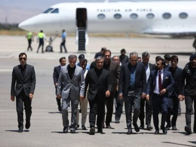 وزیر کشور پاکستان وارد مشهد شد