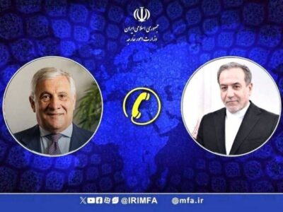 گفتگوی تلفنی وزرای امور خارجه جمهوری اسلامی ایران و ایتالیا