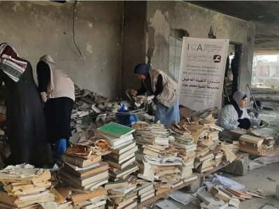 نجات کتابخانه‌ای که 3 بار هدف ماشین انهدام اسرائیل قرار گرفت
