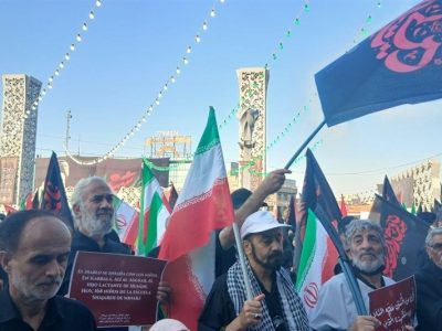 اقامه عزای اربعین در خیابان‌های پایتخت؛ جاماندگان به میدان آمدند