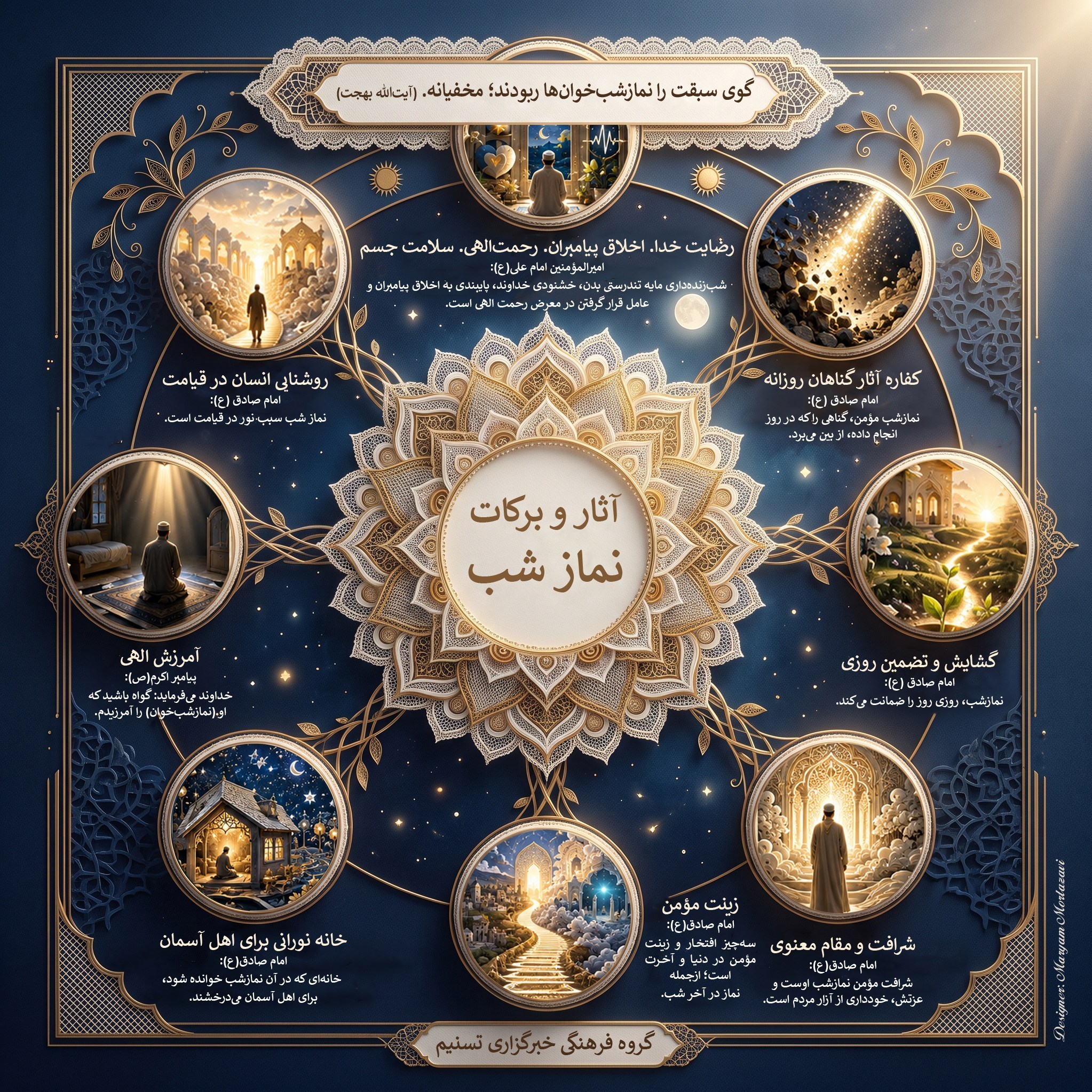 اقامه نماز , آیت الله بهجت(ره) , قرآن , امام صادق (ع) , 