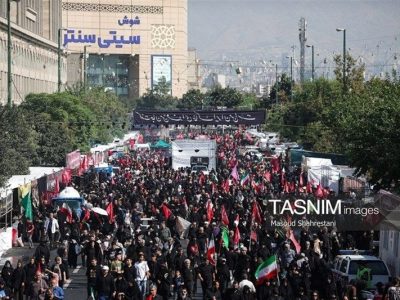 تاریخ سازی مردم تهران در پیاده روی «جاماندگان» اربعین