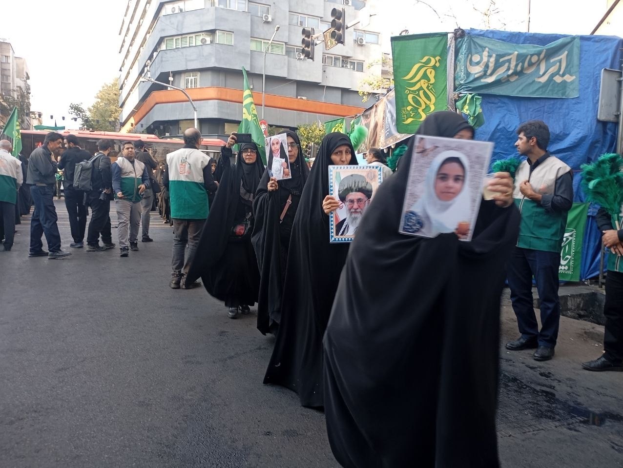 تهران در سوگ شمسالشموس؛ حرکت دستههای عزاداری به سمت بیت رهبر شهید امام رضا (ع) , هیئت , اهل بیت ,