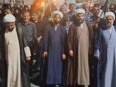 راهپیمایی شبانه مردم انقلابی آبدان