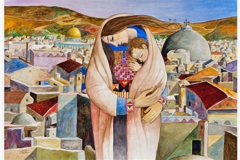 کشور فلسطین , کرانه باختری , نوار غزه , رژیم صهیونیستی (اسرائیل) , نقاشی , هنرهای تجسمی , شجره الزیتون , 
