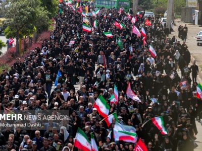 سیل عاشقان حسینی اردبیل از امامزاده صالح تا امامزاده صدرالدین