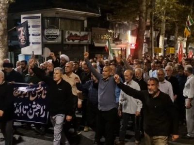 صد و پنجاه و نهمین خروش شبانه لاهیجانی ها در خیابان