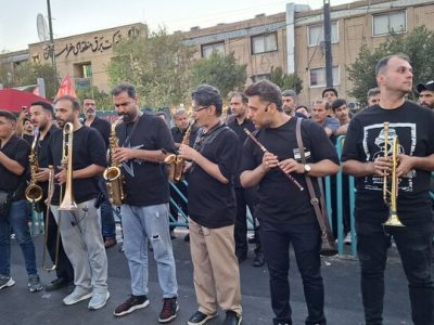 مارش عزا بر سینه غروب شهادت امام رضا(ع) در مشهد