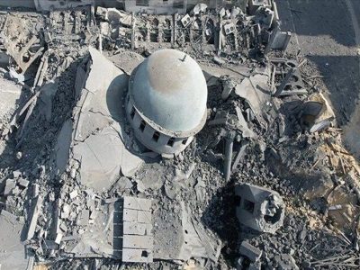 هویت‌زدایی از فلسطینی‌ها با تخریب عبادتگاه 4هزارساله و 1076مسجد در غزه