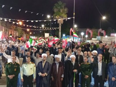 اجتماع مردم آستارا در یکصد و نود و هفتمین قرار شبانه