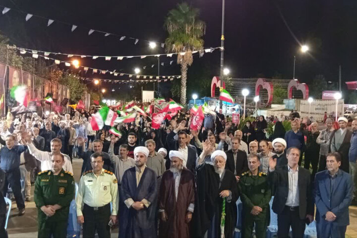 اجتماع مردم آستارا در یکصد و نود و هفتمین قرار شبانه